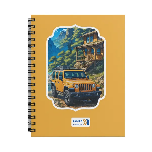 خرید دفتر مشق 100 برگ طرح طبیعت