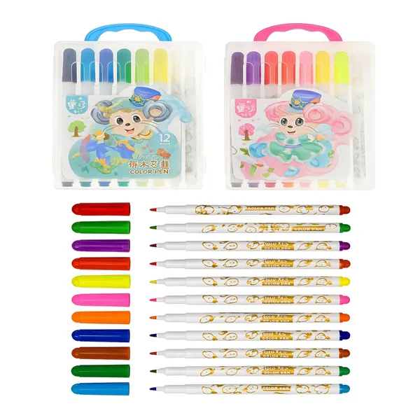 ماژیک 12 رنگ جلد کتابی