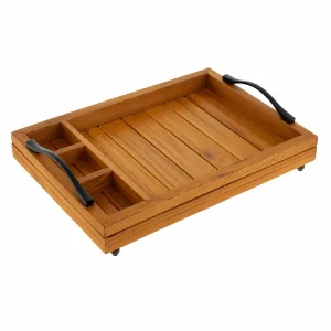 سینی چوبی چیتا چهار خانه