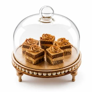 ظرف کیک شیشه ایی